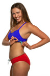 Heidi Bikini Swim Top | Blueberry