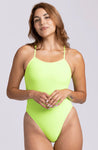 Contrast Julian Onesie | Highlighter Yellow