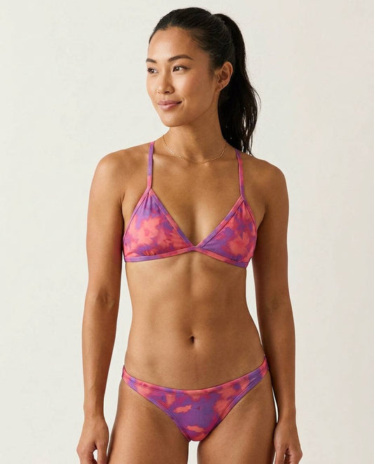 Printed Triangle Bikini Swim Top | Canvas