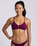 Tomcat Bikini Swim Top | Cabernet