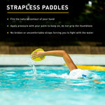 AGILITY PADDLES FLOATING | STRAPLESS TECHNIQUE PADDLES
