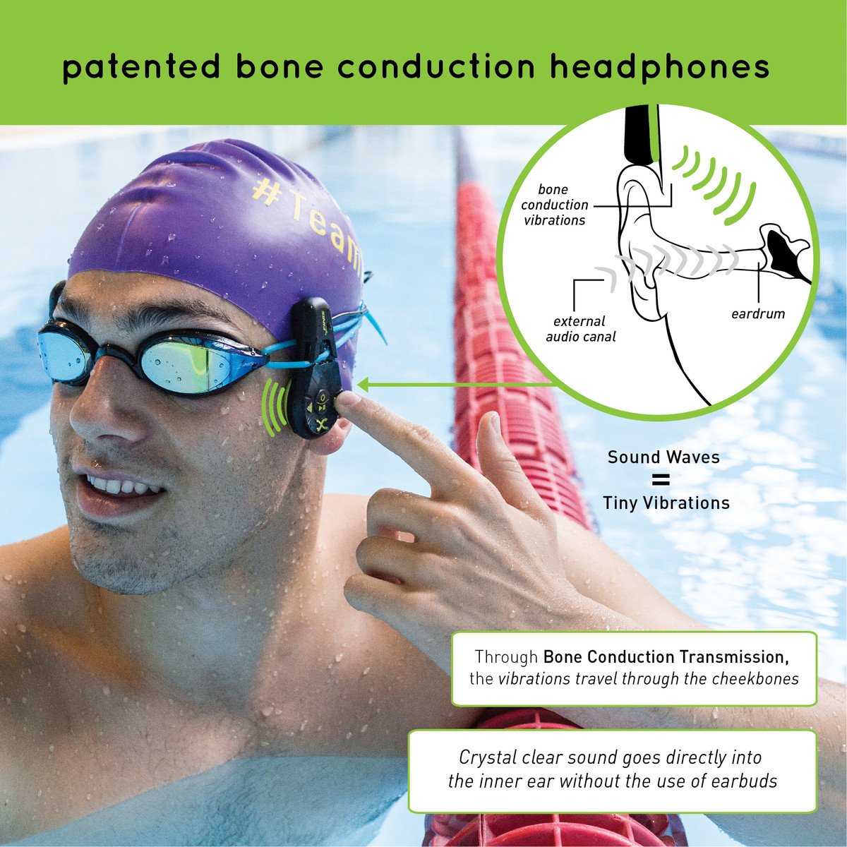 DUO™ | UNDERWATER MP3 PLAYER