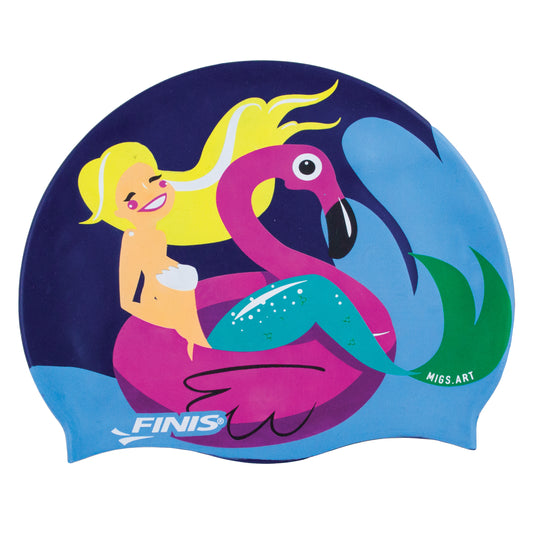 MERMAID SILICONE SWIM CAP