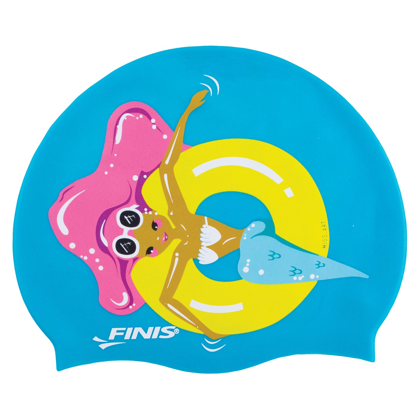 MERMAID SILICONE SWIM CAP