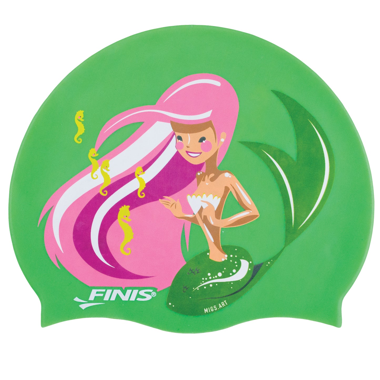 MERMAID SILICONE SWIM CAP