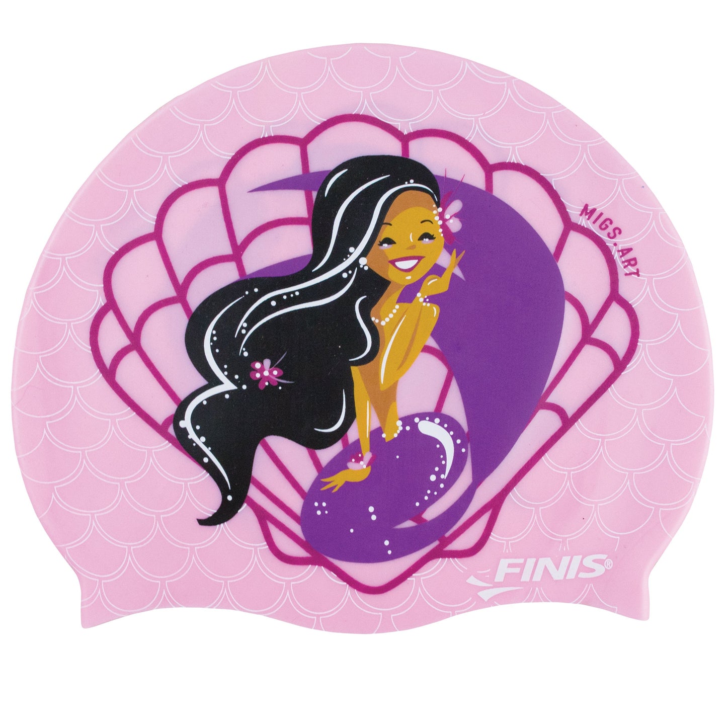 MERMAID SILICONE SWIM CAP