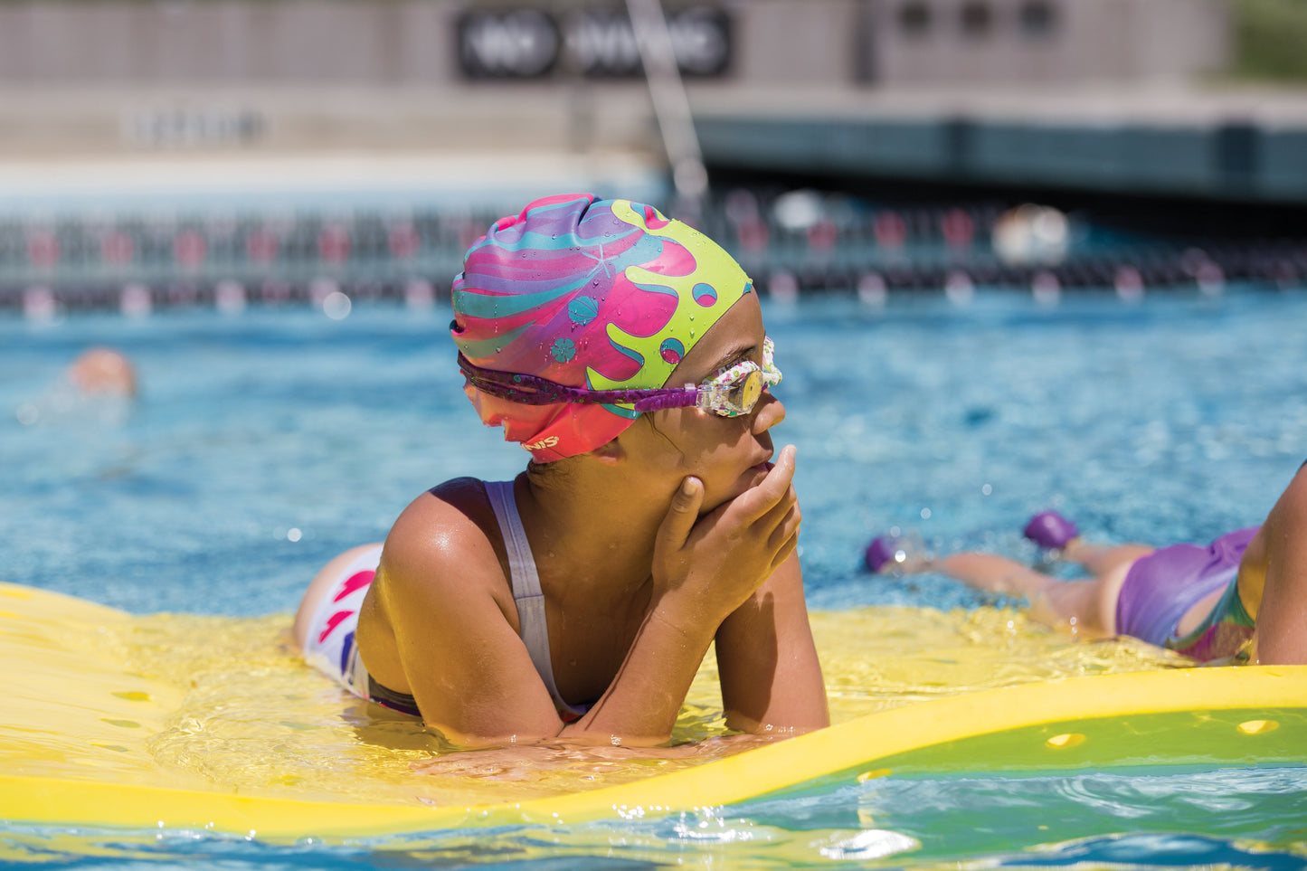 MERMAID SILICONE SWIM CAP