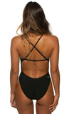 Brandon Fixed-Back Onesie | Black