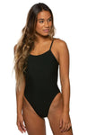 Brandon Fixed-Back Onesie | Black