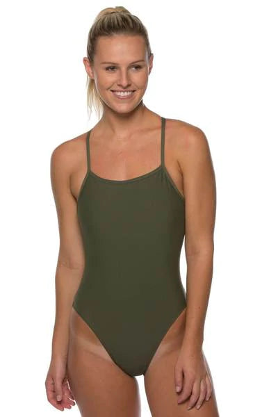 Perry Fixed-Back Onesie | Army