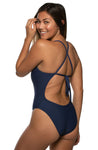 Jackson Tie-Back Onesie | Navy