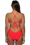 Jackson Tie-Back Onesie | Strawberry