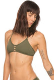 Tomcat Bikini Swim Top | Army