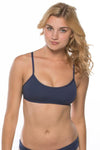 Adrian Bikini Swim Top | Navy