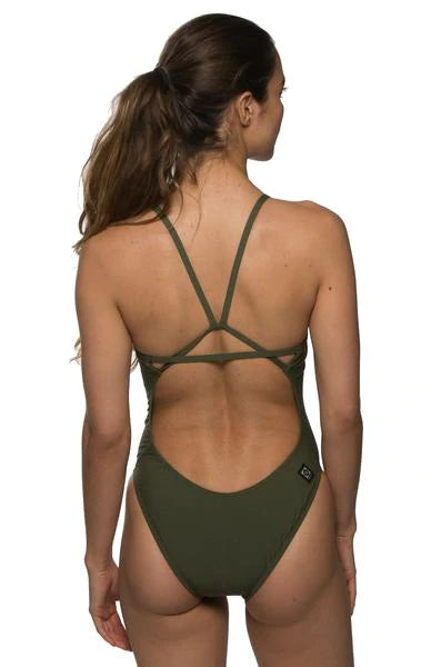 Perry Fixed-Back Onesie | Army