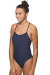 Perry Fixed-Back Onesie | Navy