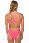 Murray Fixed-Back Onesie | Hot Pink