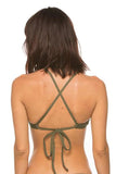 Triangle Bikini Swim Top | Army