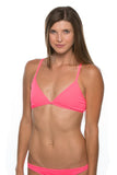 Triangle Bikini Swim Top | Hot Pink