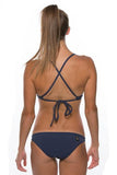 Triangle Bikini Swim Top | Navy