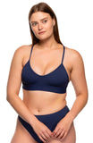 Mara Bikini Swim Top | Navy