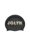 Swim Cap | JOLYN Psychedelic Black