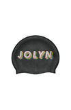 Swim Cap | JOLYN Psychedelic Black