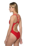 Murray Fixed-Back Onesie | Red