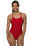 Perry Fixed-Back Onesie | Red