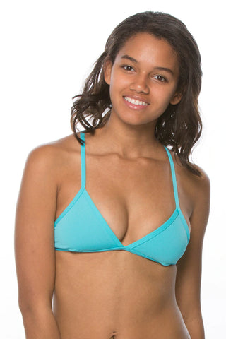 Triangle Bikini Swim Top | Hawaii Blue