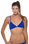 Triangle Bikini Swim Top | Blueberry