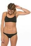 Europe Bikini Swim Bottom | Black