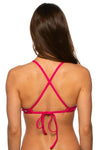 Triangle Bikini Swim Top | Dragon Fruit