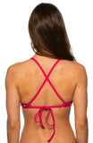 Triangle Bikini Swim Top | Dragon Fruit