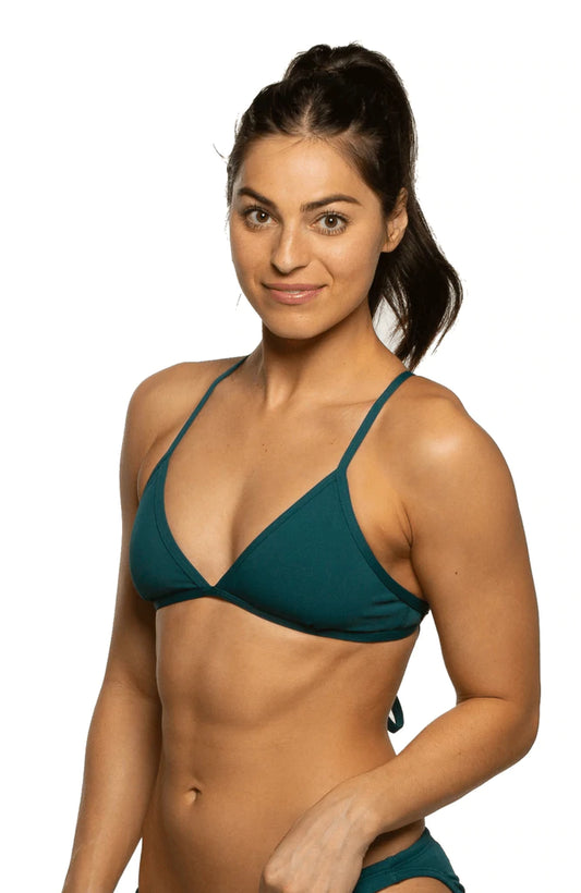 Triangle Bikini Swim Top | Peacock